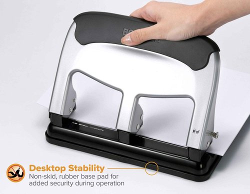 Bostitch Office EZ Squeeze Heavy Duty 3 Hole Punch and Heavy Duty Stapler Bundle
