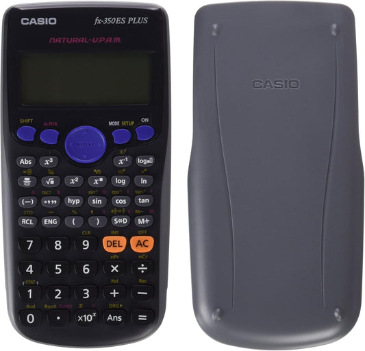 Casio FX-350ES Plus Scientific Calculator - Advanced Functions for Students | Compact Design