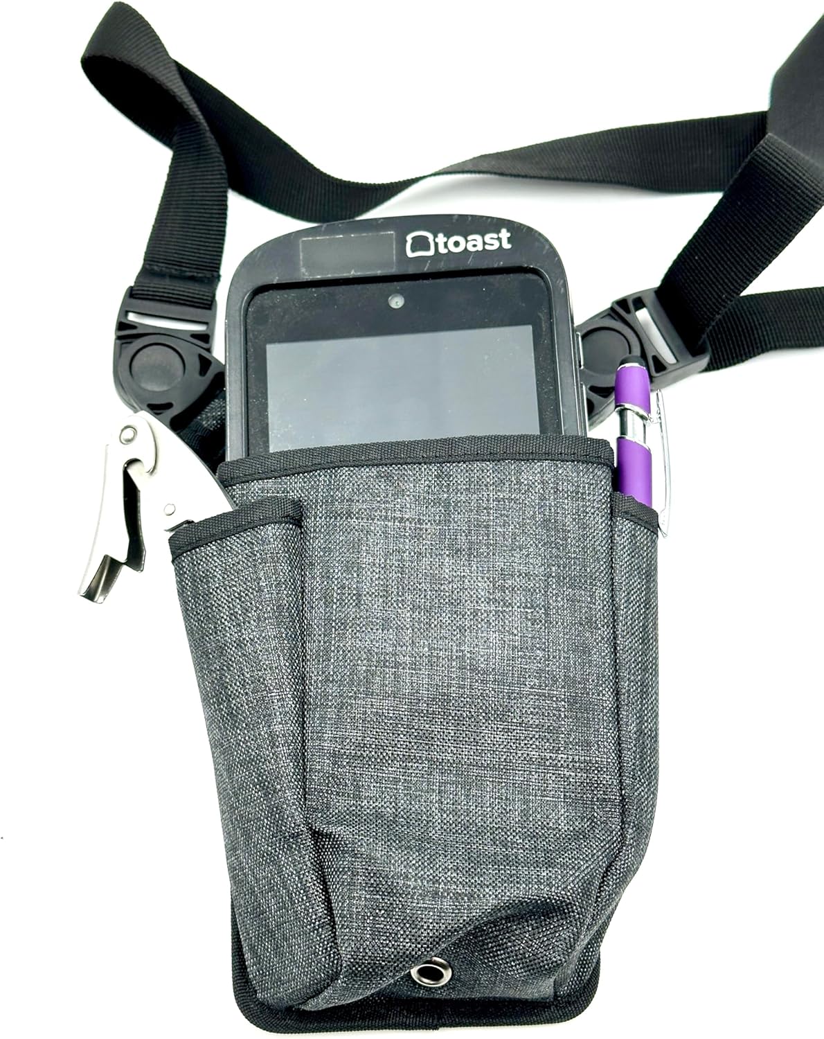 Toast Go 1 | Toast Go 2 Payment Pouch II - Versatile Sling/Waistbelt with Phone Pouch