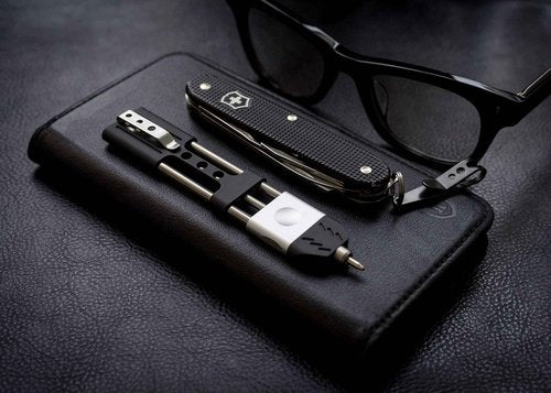TEC Accessories - Ko-Axis™ Rail Pen - Aluminum - Graphite Black Cerakote - Everyday Carry - Gifts for Men