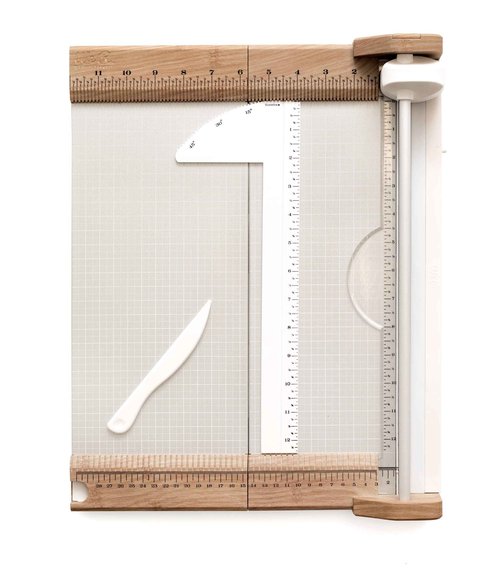 We R Memory Keepers 12x12 in Premium Paper Trimmer, Light Bar, Magnetic Edge, Alignment Guide, Compact Storage and Portability, Scrapbooking, Journaling, Cardmaking, Printmaking, and More