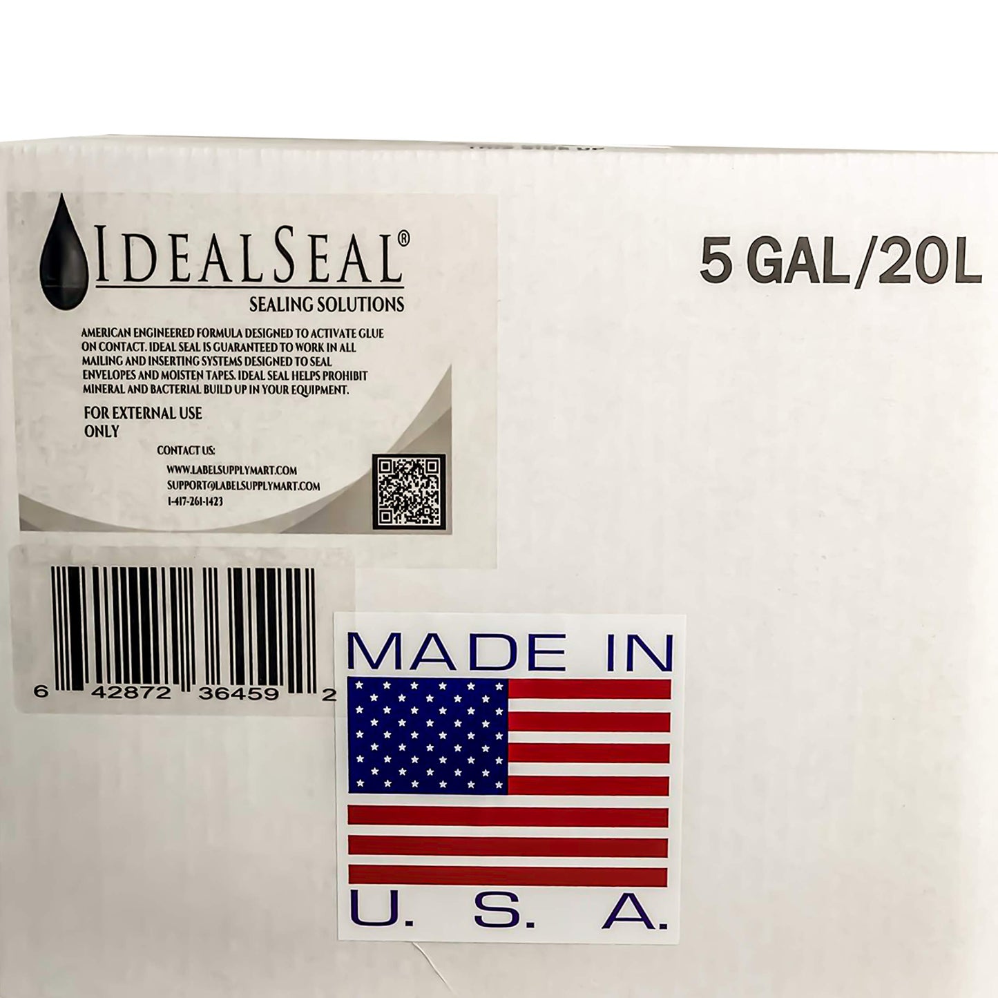 IDEALSEAL Five Gallon Cube of Sealing Solution Plus (Free Pump) Compare to PB Sealing Solution 605-0