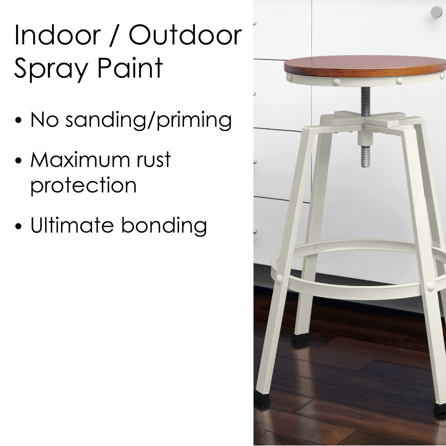 Krylon Fusion All-In-One Adhesive Spray Paint for Indoor/Outdoor Use, 12 oz, Clear