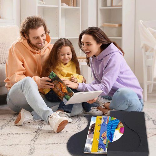 2-Pack Black Comic Book Stor-Folio - Storage Box for Current and Silver Age Comics, Portable Folio With Strong Magnetic Closure, Ideal for Conventions