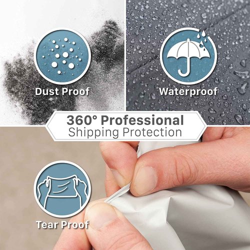 Fosmon 24x36 (100 Pack) Large Poly Mailers, Self-Seal Tear-Proof Waterproof Strong Adhesive Shipping Envelopes Bags for Clothing, Small Business Supplies