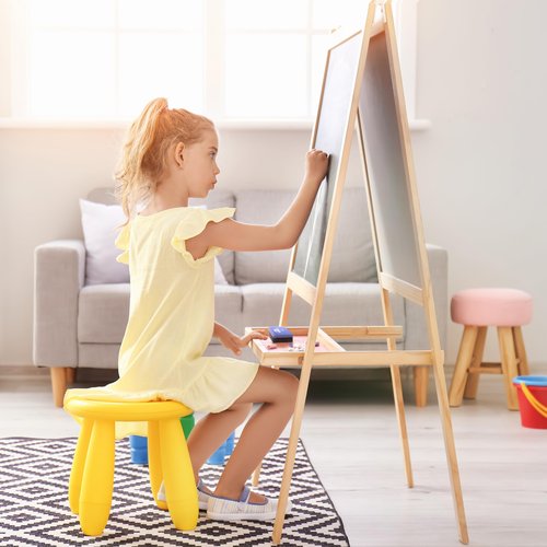 Alitte Dustless Chalkboard Chalk - Set of 12 Colored & 12 White Chalk Sticks - Sketching, Drawing, Writing Supplies for Classroom, Home Schooling, Cafe Menu, Sidewalk Art