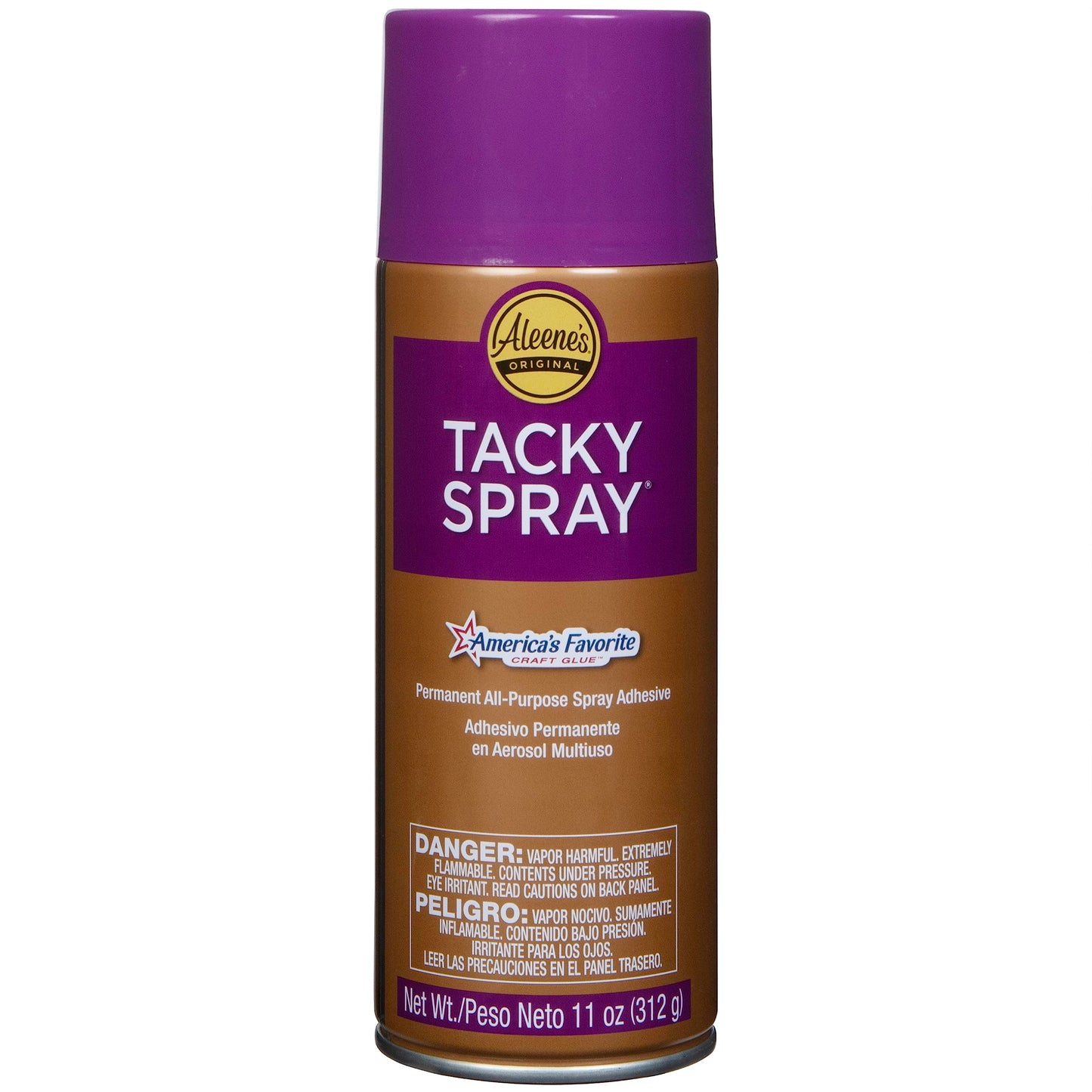 Aleenes Tacky Spray Glue, Premium All-Purpose Adhesive Spray, Permanent Bond, Stong Hold, Dries Clear, 11 Ounce