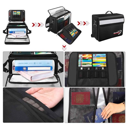 DocSafe File Box+Fireproof Document Bag
