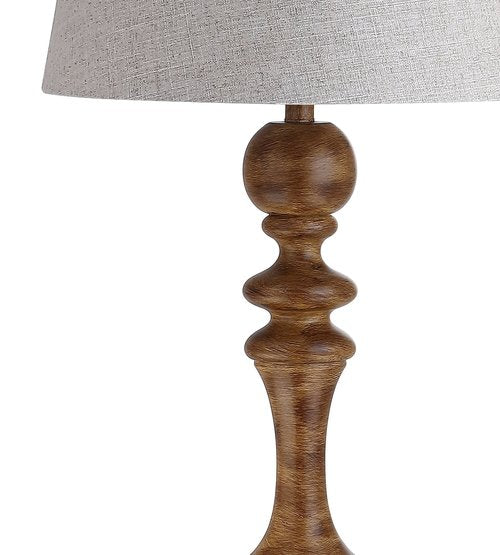 JONATHAN Y JYL3000A Taylor 67" Resin LED Floor Lamp, Farmhouse, Cottage, Rustic, French Country, Office, Living Room, Family Room, Dining Room, Bedroom, Hallway, Foyer, Brown