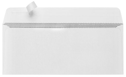 500#8 Self Seal Double Window Security Envelopes Designed for QuickBooks Checks - Computer Printed Checks - 3 5/8 X 8 11/16 (Not for Invoices)