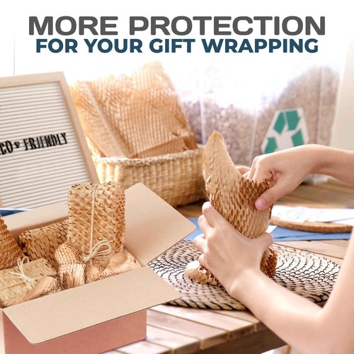 ipg HexcelWrap Kraft Paper Cushioning Roll, 15.25" x 840 ft, Brown Kraft