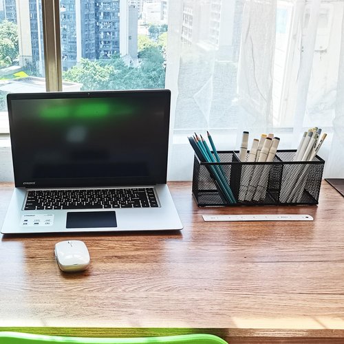 WenkeDigi New Pen Pencil Holder Metal Mesh Desk Organizer,3 Compartments Office Caddy Storage, Black Mesh Pencil Holder for School,Kitchen Utensil Storage, L10.43 x W3.35 x H4.04 inch (2 Pack)