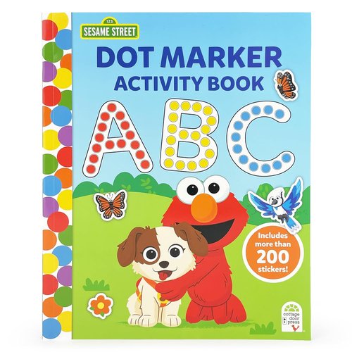 Sesame Street Dot Marker Activity Coloring Book - 45 Fun Pages & 150+ Stickers for Toddlers