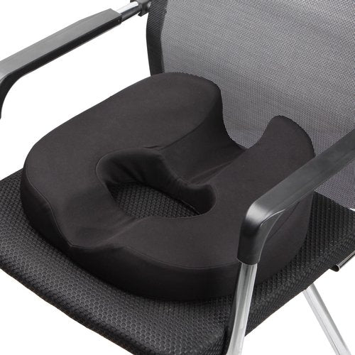BONGFUN Donut Pillow Seat Cushion for Tailbone Pain, Prostate, Sciatica, Pelvic Floor, Pressure Sores, Pregnancy, Perineal Surgery, Postpartum Recovery Pain Pressure Relief Memory Foam Chair Pad