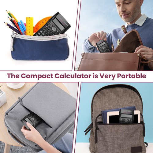 10 Pieces Scientific Calculator, 2 Line Engineering Calculator Function Calculator Math Calculator, Fraction Calculator, College Calculator for Student and Teacher