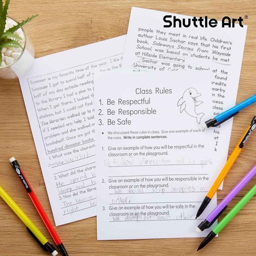 Shuttle Art Mechanical Pencils, 360 Pack Bulk Mechanical Pencils 0.7mm Medium Point, HB #2 Lead Pencils, Assorted Barrels, Office School Supplies