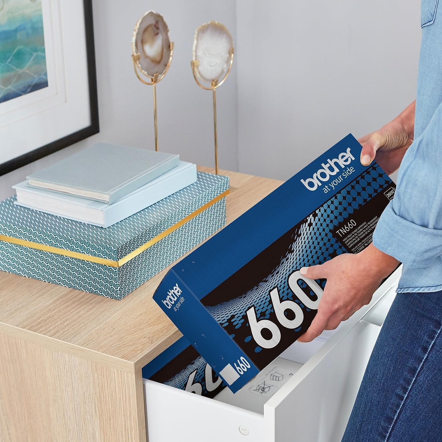 Brother TN-660 Black Toner Cartridge - High Yield for Up to 2,600 Pages | Retail Packaging
