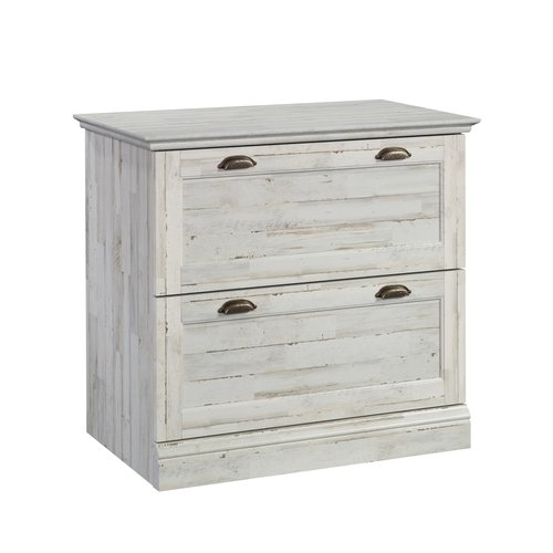 Sauder Barrister Lane Lateral File, White Plank Finish
