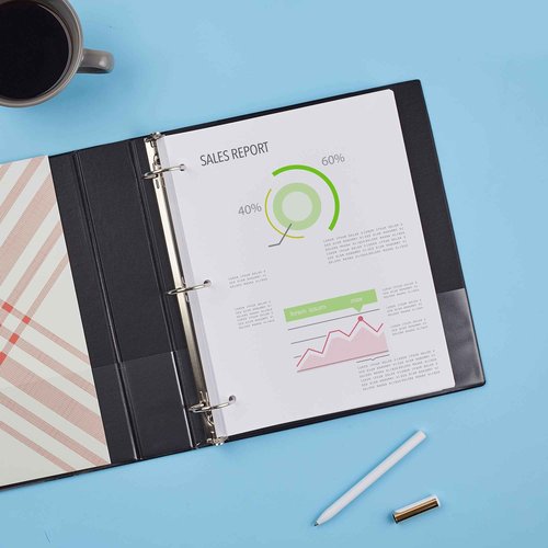 Avery Economy 3 Ring Binders, 1.5 Inch Round Rings, Spine Label Holder, 4 Black Binders (01689)