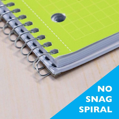 BAZIC Products Composition Notebook Graph Quad-Ruled 4-1" Spiral Notebook 100 Sheet, Drafting Blueprint Journal Comp Notebooks for Office School, 24-Pack