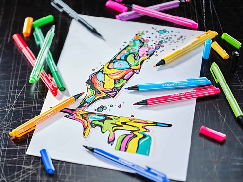 STABILO Fineliner pointMax ARTY - Pack of 32 - Assorted Colors