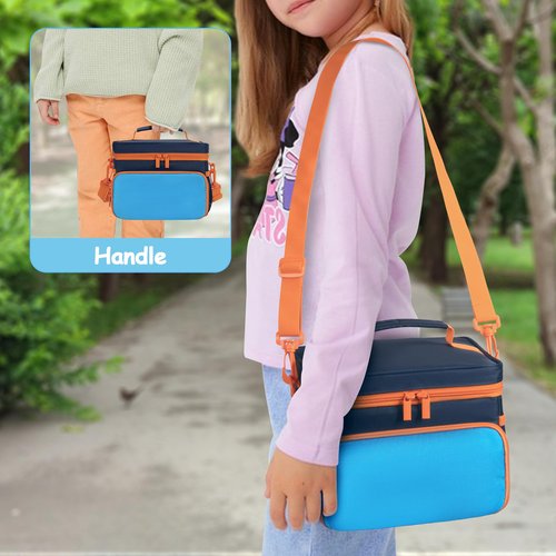 Carrying Case Compatible with Yoto Player (3rd Generation), Card Holder Hold Up to 30 Cards, Travel Storage Bag for Bluetooth Audio Speaker & Headphone Accessories, Blue (Case Only) Patented Design