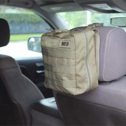 Luminary Advanced IFAK Trauma First Aid Kit - MOLLE Rip-Away Design with Quick Release Panel | Tactical Black