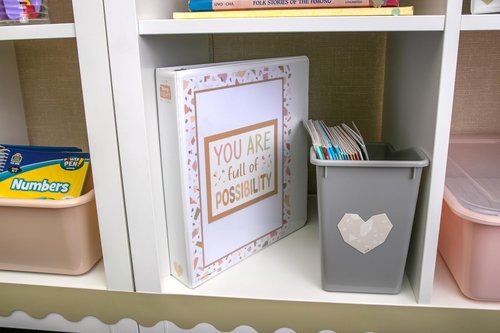 Teacher Created Resources Gray Plastic Book Bin 6-Pack (TCR2088748)