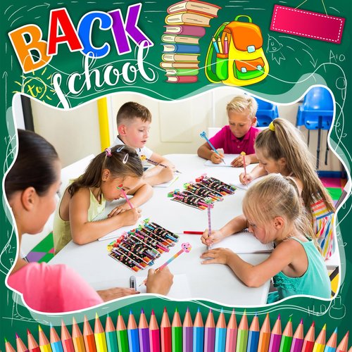 Back to School Supplies Gifts for Students, 48 Pcs Welcome Back to School Pencils with Cartoon Animal Pencil Erasers Toppers, 24 Pcs Cards, 24 Pcs Clear Bags Backk to Schol Stuff First Day of Sch