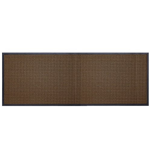 Durable 630S310BN Stop-N-Dry Indoor Rubber Backed Carpet Entrance Mat /36" x 120", 3' x 10', Brown