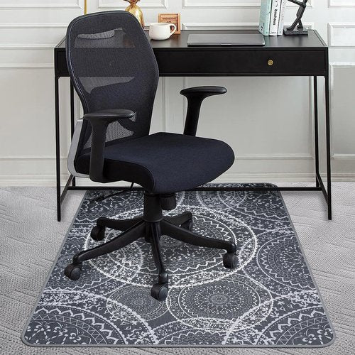 AiBOB Chair Mat for Carpeted Floors, Premium Quality Hard Material, Office Floor Mats for Computer Desk on Carpet, Easy Gride for Chairs, 36x48 Grey