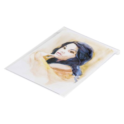 Creative Mark Krystal Seal ATC Art and Photo Bags - 5 x 7"- Pack of 250 - Archival Polyethylene Sealing Bags for Paintings, Artwork and Photo Storage