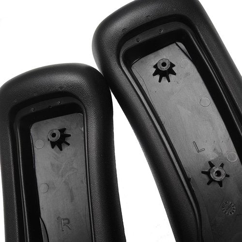 HYEJDRV Chair Armrest Replacement, Arm Pad Caps Replacement for Herman Miller Classic Aeron Chair Graphite Black 1 Pair