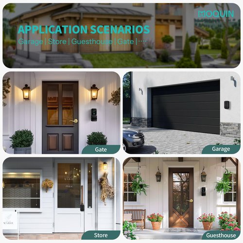 Moquin Smart Key Lock Box, TTLock APP Control, Fingerprint, Manual Keys, Access Card, EKey and Passcode Unlock, Electronic Bluetooth Wireless Lock Box for Airbnb Realtor House Office