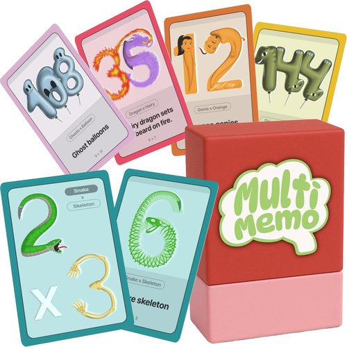 Multiplication Tables Flash Cards by [Brand Name] - Fun Math Learning Game for Kids | Covers 2x2 to 12x12