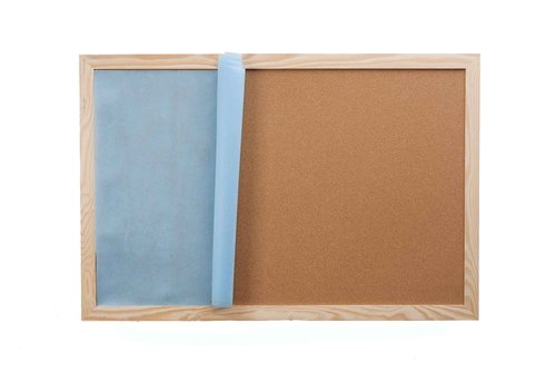 Smart-Fab Thicker Opaque Craft Fabric For Bulletin Board Backgrounds, 48" x 24', Sky Blue, Perfect for School Teacher Classrooms, Outlasts Paper Rolls