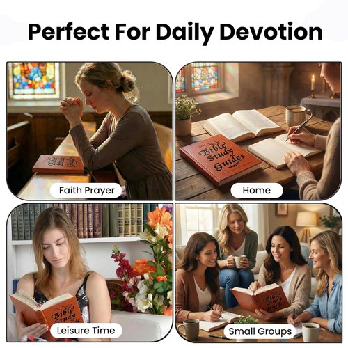 Regine Switzerland Bible Study Guide & Journal - Year-Long Devotional with Daily Scripture & Reflection Pages