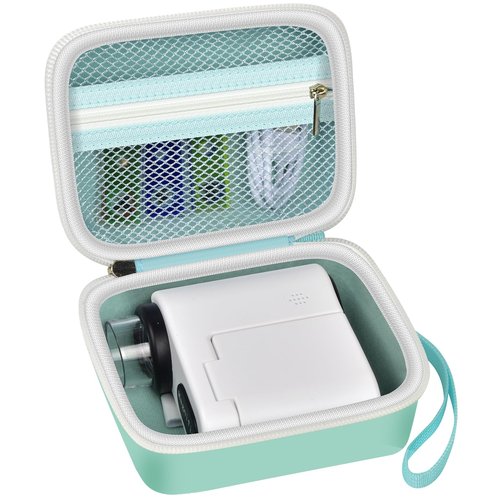 ANKHOH kids Microscope Case for Barchrons for Hideal for Dcorn for WINWEND Handheld Screen Mini Pocket Digital Microscope Storage Holder Bag for SD Card (Box Only) (Green)