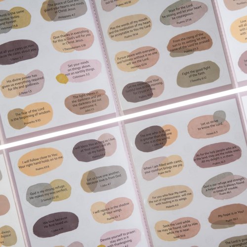 DiverseBee Motivational Bible Verse Stickers - 80 Inspirational Christian Stickers for Water Bottles & Journals