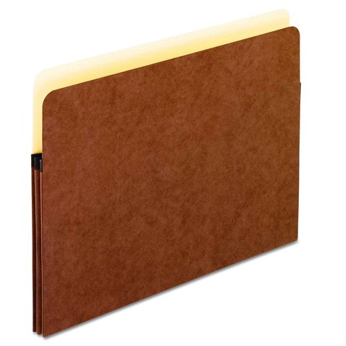 Pendaflex Expanding File Pockets, Letter Size, Redrope, 3.5" Expansion (1524E-OX) & File Pockets, 1.75 Inch Expansion, Brown, Letter, 25 per Box (1514C-OX)