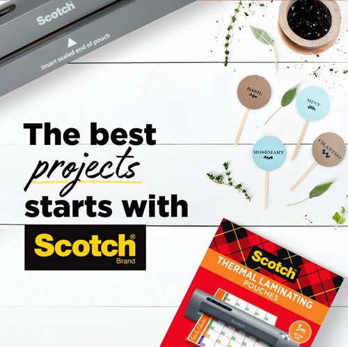 Scotch Thermal Laminating Pouches Premium Quality, 5 Mil Thick for Extra Protection, 50 Pack Letter Size Laminating Sheets, Our Most Durable Lamination Pouch, 8.9 x 11.4 inches, Clear