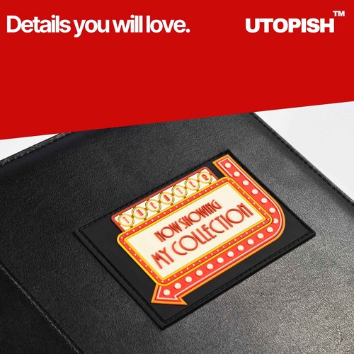 UTOPISH Show-Bill Binder 3-Pack Super Bundle - 3 Program Holders - 105 Custom Sheet Protectors - 3 Sets of numbering Stickers
