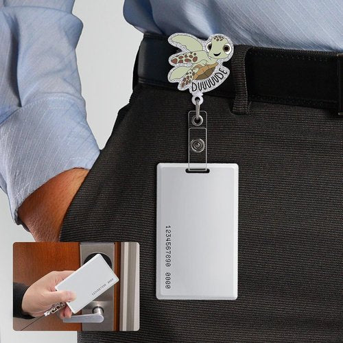Skiennix 3pc Turtle Nurse Badge Reel - Cute Retractable Clip for RN, LPN, CNA & Medical Workers