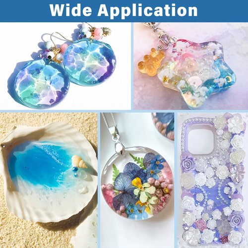 Bond Craftor UV Resin 500g, Fast Curing Clear Epoxy Resin Kit Hard Type for Jewelry Making, Craft, DIY