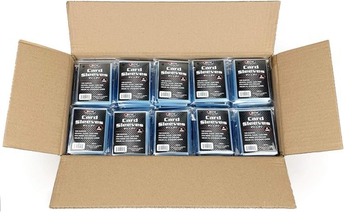BCW Standard Card Sleeves - Crystal Clear, Acid-Free Protection - 2-5/8" x 3-5/8" | 100 Packs (10,000ct Total)