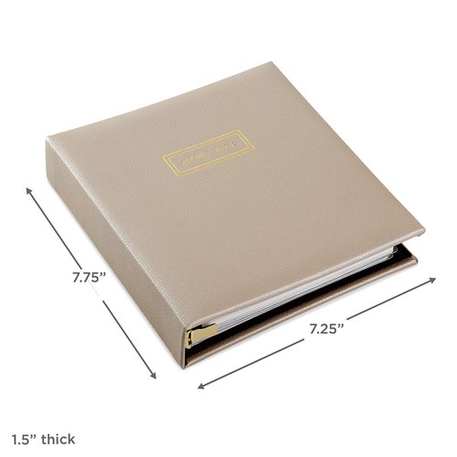 Hallmark Refillable Address Book (Cream)