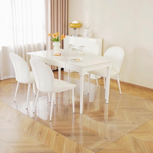 Royhom Clear Chair mat for Hardwood Floor 72 x 96 Inches, Clear Floor Mat for Rolling Chairs, Desk Hard Surface Pad, Waterproof Rectangle Protector Pad