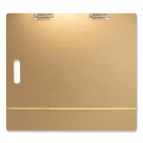 Officemate 23" x 26" Artist Sketch Board with Handle for Drafting Art - Portable Wooden Clipboard for Class, Studio or Field Use (83099)