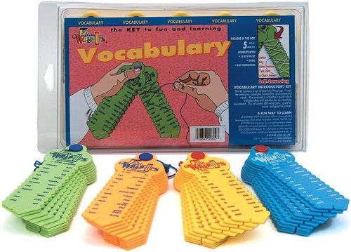 Learning Wrap-Ups Vocabulary Intro Key Kit - Self-Correcting Educational Tool