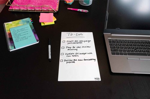 Post-it Dry Erase Sheets, 7 in x 11.3 in, 30 Sheets, Sticks Securely and Removes Cleanly (DEFSHEETS-30PK)